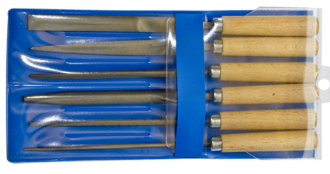 Feilensatz Tasche Blau Feilensatz Tasche Blau