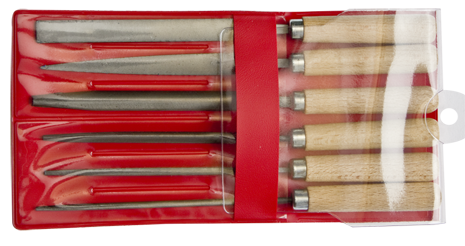 Feilensatz Tasche Rot Feilensatz Tasche Rot